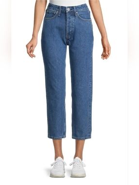 Rag & Bone Maya High-Rise Straight Leg Jeans Indigo 29